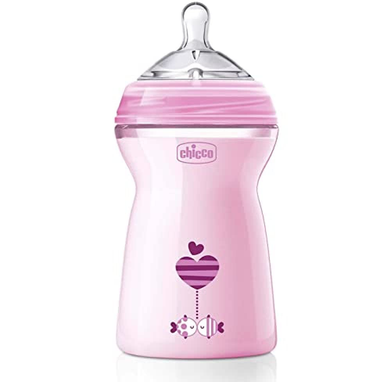 CHICCO NaturalFeeling biberón 330 ml 6 m+ flujo rápido