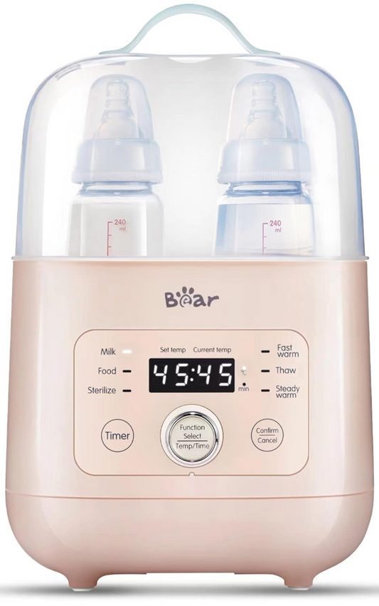 BEAR 6 in 1 scaldabiberon, scongelamento, mantenimento della temperatura, sterilizzazione