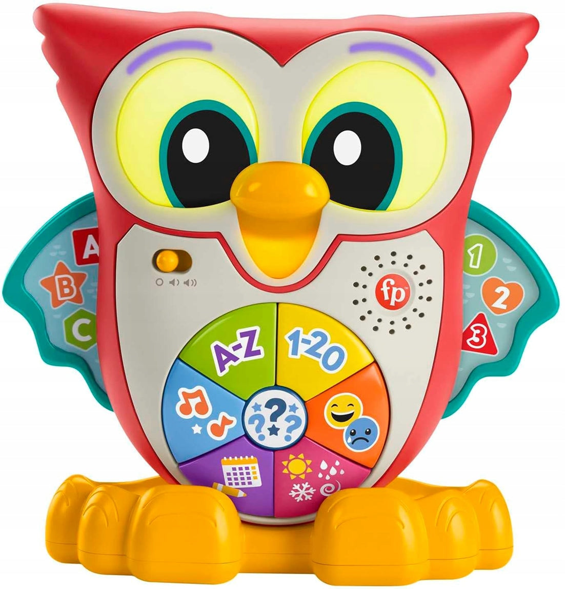 FISHER-PRICE διαδραστική ΚΟΥΚΟΥΒΑΓΙΑ φώτα 90 μελωδίες προτάσεις ΓΑΛΛΙΚΑ 18 m+