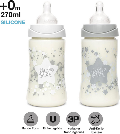 SUAVINEX Mi Primer Set set de inicio de biberones + chupete 5 piezas 0m+