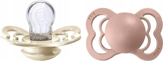 BIBS SUPREME sucettes apaisantes en silicone 0-6 mois SYMÉTRIQUES