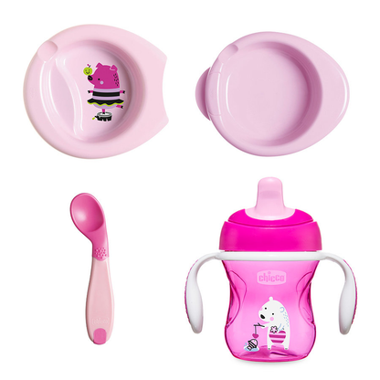 CHICCO Geschirrset 6m+