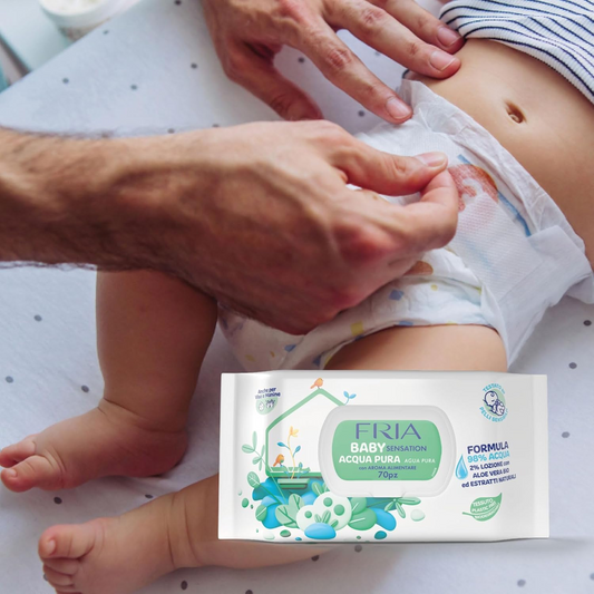 FRIA Baby Senstation troslojne vlažilne robčke z aloe vero x 70