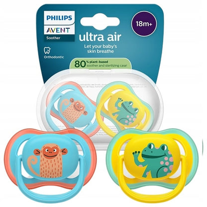 Chupetes PHILIPS AVENT Ultra Air x 2 a partir de 18 meses
