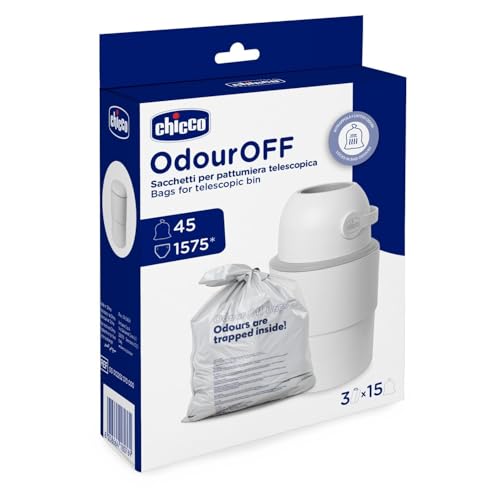 Chicco Odour Off vrečke za posodo za plenice 3x 15