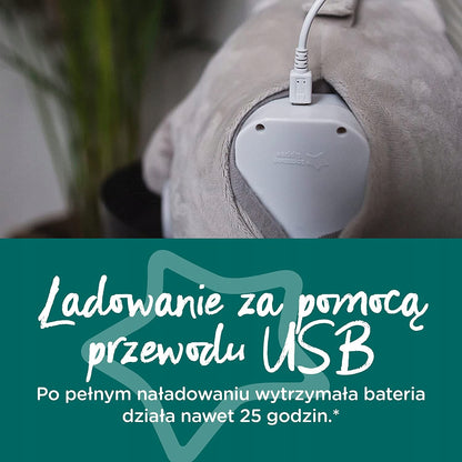 TOMMEE TIPPEE Sova Ollie plyšová hračka lampička zvuk