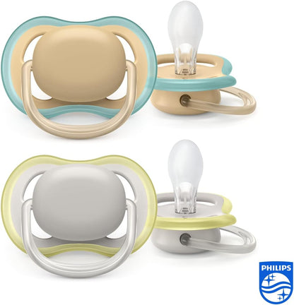Philips Avent Ultra Air silikonnapp x2 0-6m
