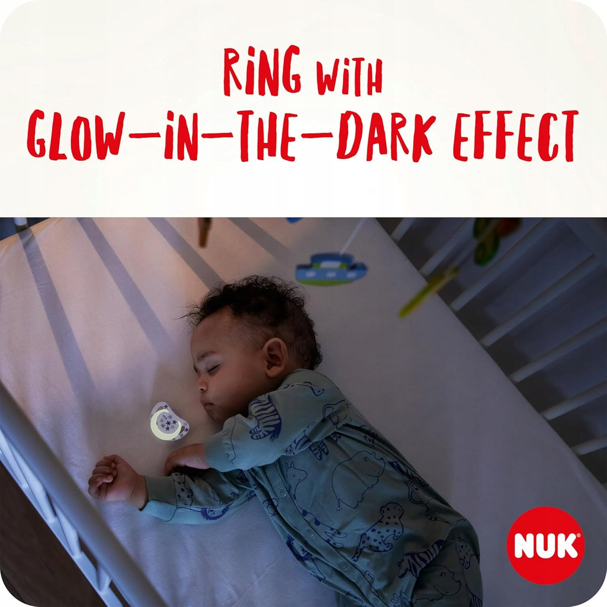 NUK SIGNATURE Day&Night smoczek uspokajający x4 0-6msc z efektem glow in the dark