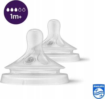 PHILIPS AVENT Natural RESPONSE tettarelle 1m+ x2