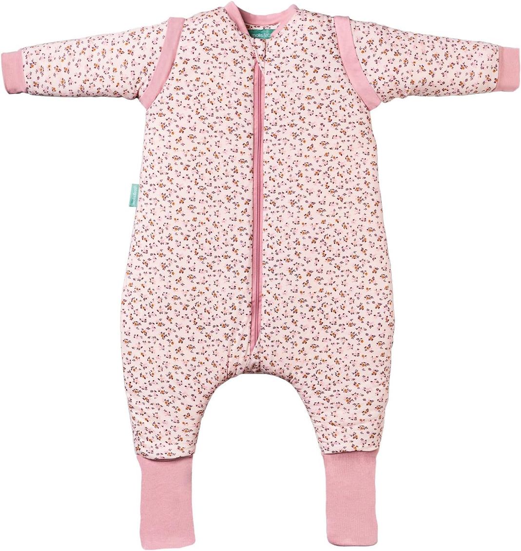 MOLIS&CO saco de dormir de invierno 2,5 TOG 3 años con mangas desmontables