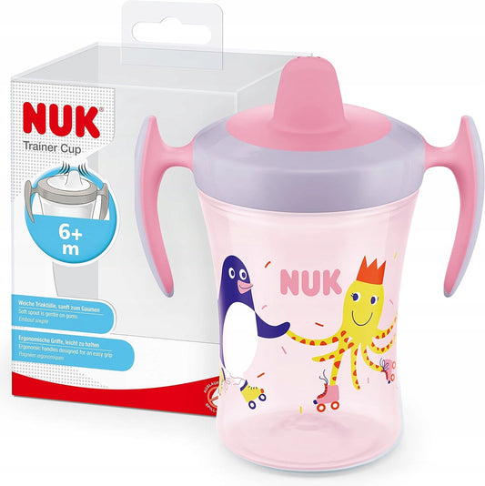 NUK Trainer Cup Auslaufsicherer Trinklernbecher Krake 6m+ 230ml