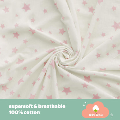 ITALBABY σετ σεντόνια 3 τεμαχίων 60x130 / 40x60 / 115x173