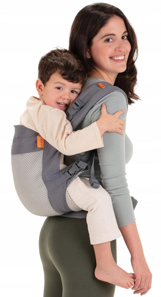 BECO TODDLER marsupio con fibbia 9-27kg mesh 3d