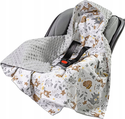MEDIPARTNERS coperta avvolgente per seggiolino auto MINKY