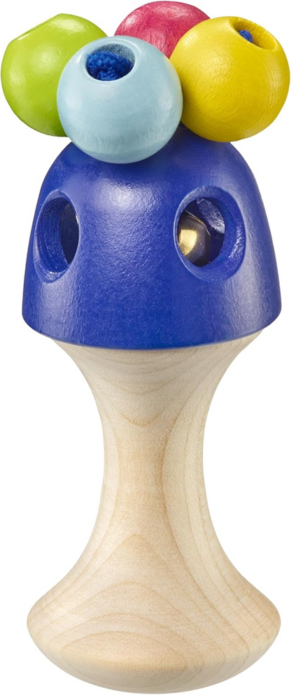 SELECTA Girali Colori agarrador de madera con sonajeros 4,5 x 11 cm