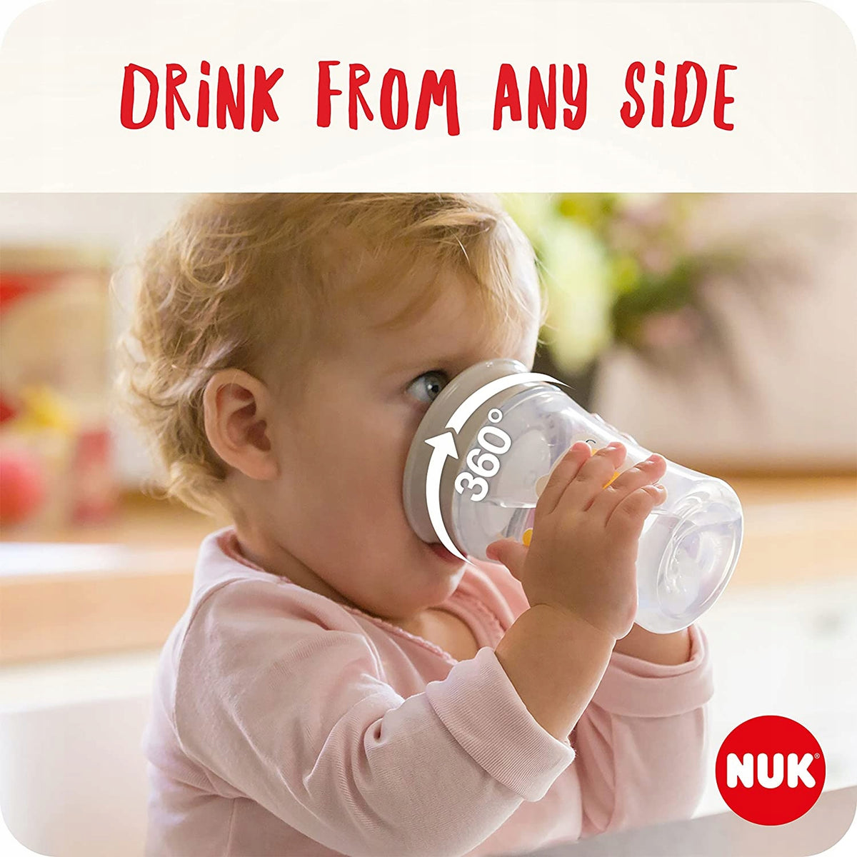 NUK Magic Cup HRNČEK NEKAPKÁČIK náustok 360