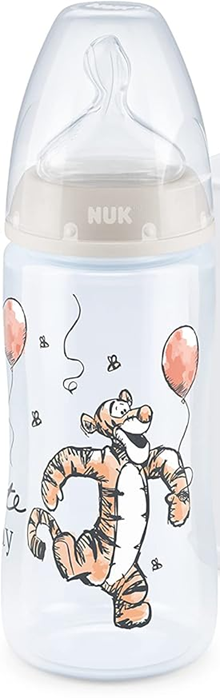 NUK First Choice+ Biberón Tigre 300 ml 6-18 m tetina M