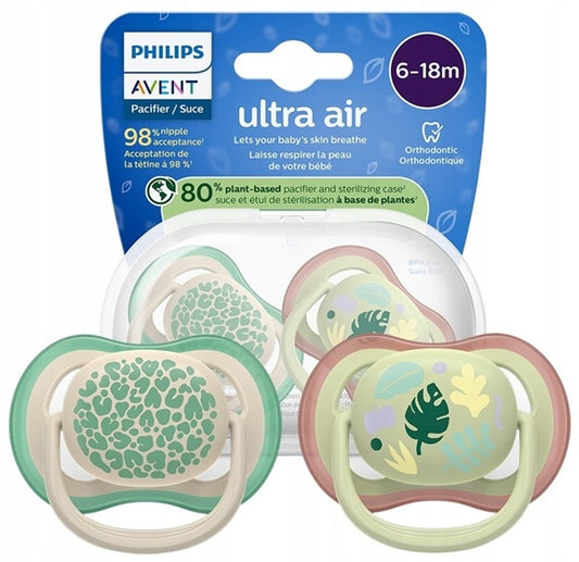 PHILIPS AVENT Ultra Air suzete x 2 6-18 luni