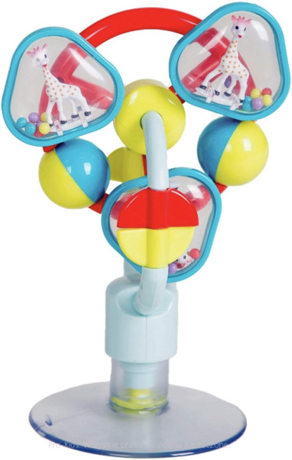 VULLI Sophie la Jirafa juguete sensorial con sonajero y ventosa 19 cm