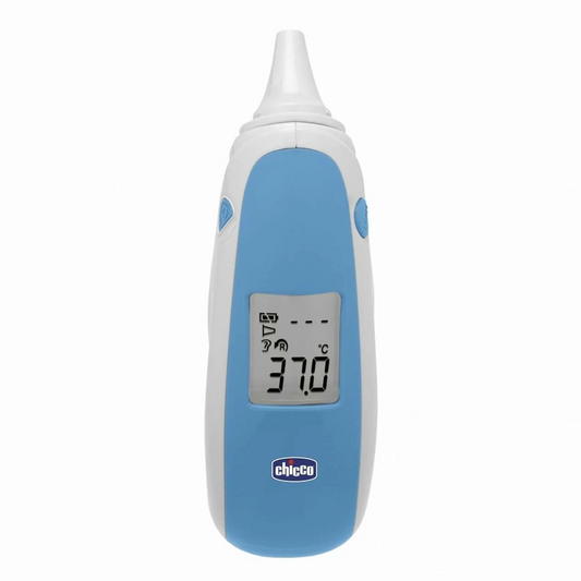 CHICCO Comfort Quick thermomètre auriculaire sans contact + 20 embouts et étui