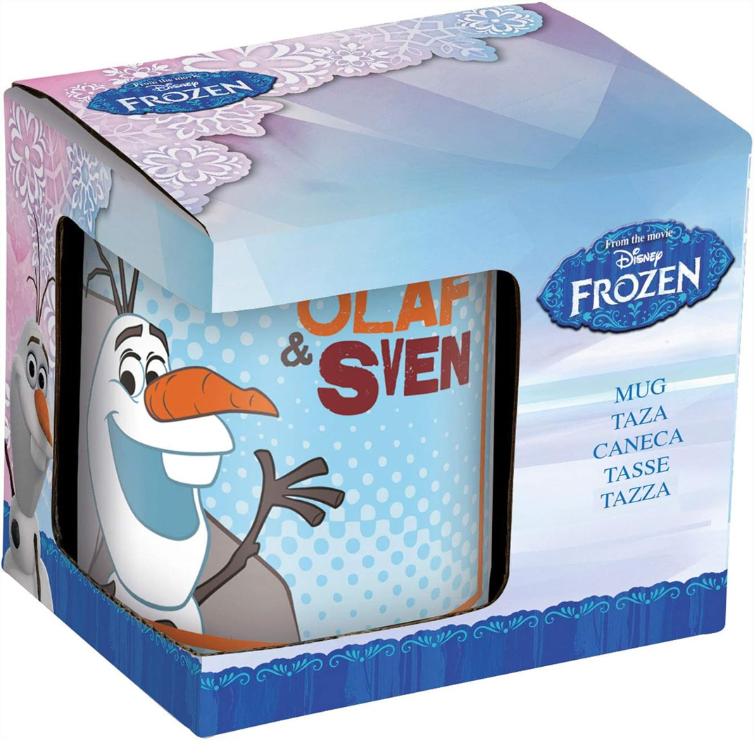STOR Frozen Olaf & Sven TAZA DE PORCELANA 200 ml 8 años+