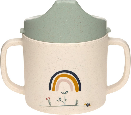 LASSIG Sippy Cup Garden Explorer pohár s náustkom 150 ml 6 m+