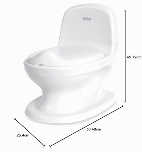 Nuby My Real Potty nocnik treningowy dla dzieci 18m+ dźwięk spłuczki