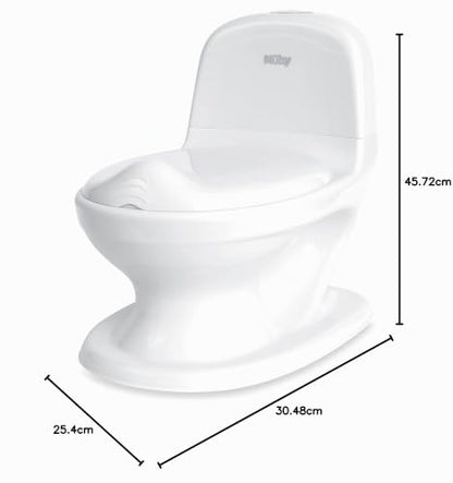 Nuby My Real Potty nocnik treningowy dla dzieci 18m+ dźwięk spłuczki