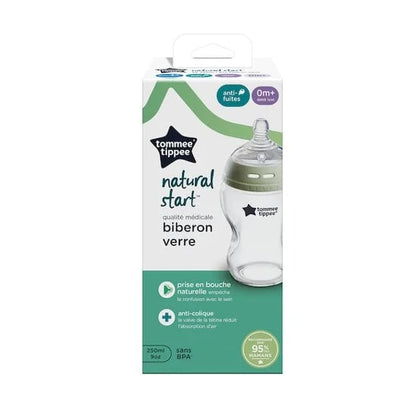 Tommee Tippee Natural Start – szklana butelka w opakowaniu